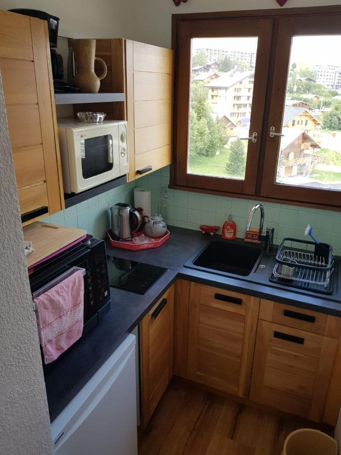 Appartement traversant résidence chaput 2 Fontcouverte-la-Toussuire Esterno foto